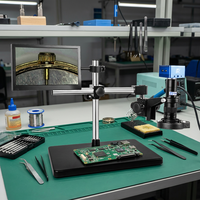 MSD411-4KV2-11.6 4K Digital Inspection Microscope with 11.6 Inch Display for PCB, Soldering and Small Parts Examination