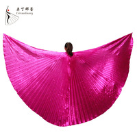 Ot572 Ailes pour enfants et adultes Danse orientale Danse orientale Jeux de danse d'ouverture Accessoires de table Cérémonie d'ouverture Ailes dorées Télescopiques