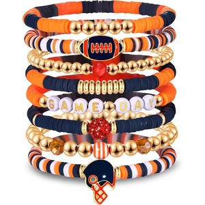 Set di Braccialetti con Perline in Lega e Perle Imitate, Elastici, Vendita Diretta dalla Fabbrica, Commercio <span class=keywords><strong>all</strong></span>'Ingrosso - Product Image 2