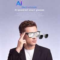Lunettes Intelligentes Électrochromiques Numériques W711 avec Caméra d'Enregistrement, Lunettes de Sport Intelligentes, Traduction IA ChatGPT