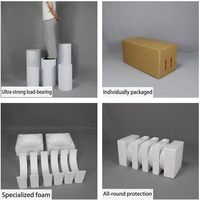 Supports de Présentation Cylindriques pour Fêtes, Lot de 3 Supports Ronds pour Gâteaux, Socles de Présentation, Piliers Décoratifs pour Cérémonies de Mariage et Anniversaires
