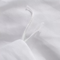 Ensembles de literie d'hôtel 100% coton imprimé à la demande draps blancs pour hôtels