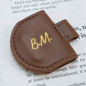 Design PU Leather Custom Logo Strong Magnetic Bookmark Promotional Tag Exquisite Soft Custom Shape <b>Adjustable</b> - Product Image 5