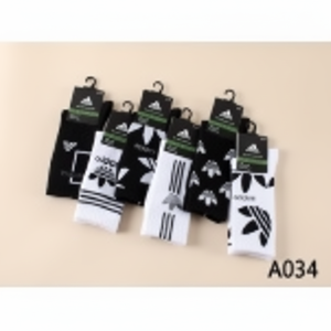 Calzini sportivi da uomo in cotone a metà polpaccio 100% tecniche di sublimazione digitale personalizzabili diabetiche in cotone che assorbono il sudore a metà polpaccio - Product Image 1