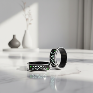 Anillo Inteligente de Acero 2026, Resistente al Agua IP68, Monitor de Salud y Ejercicio, Monitor de Sueño, Estuche de Carga Magnética, Control por Aplicación - Product Image 5