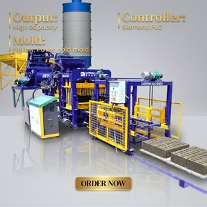 Fournisseur de machines à briques hydrauliques à commande PLC QT8-15, machine à briques haute efficacité, machine à fabriquer des blocs de ciment ventilés - Product Image 1