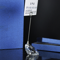Cadeau de mariage, porte-cartes en cristal, cœur, diamant, porte-cartes pour cartes numériques, porte-mémo