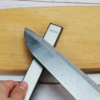Aiguiseur de couteaux à angle fixe avec tige diamantée, Pierre à aiguiser diamantée professionnelle, Pierre à huile pour couteaux