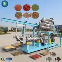 Machine extrudeuse automatique de granulés flottants pour aliments de poissons et crevettes, chaudière à vapeur, ligne de production industrielle d'aliments pour poissons