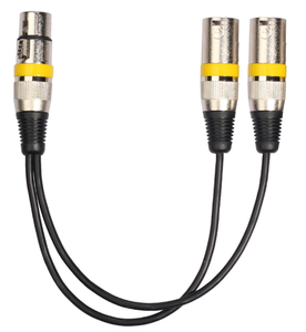 0.<span class=keywords><strong>3</strong></span>米彩色XLR <span class=keywords><strong>3</strong></span>针公到<span class=keywords><strong>2</strong></span> XLR母连接器麦克风延长线Y分离器电缆适配器线 - Product Image 3