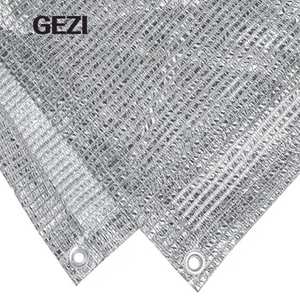 Malla de Sombra Plateada para Invernadero Agrícola de Aluminio, Protección Solar para Plantas, Automóviles, Granjas y Jardines - Product Image 1