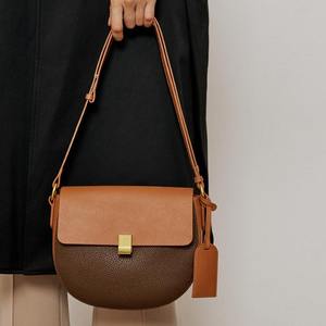 Sac panier en cuir véritable, tendance et élégant, sac à bandoulière pour femme - Product Image 5