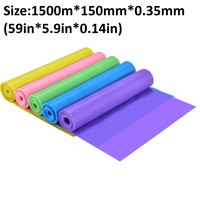 Bandas Elásticas de TPE Extra Largas para Entrenamiento, Portátiles, Sin Látex, para Ejercicios de Resistencia y Entrenamiento de Fuerza