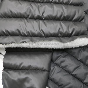 100% Polyester <strong>Double</strong> <strong>Faced</strong> Anti-pilling <strong>Quilted</strong> <strong>Fabric</strong> for Men's Outdoor Jackets and Car Lining - Product Image 3