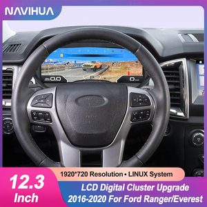 หน้าปัดดิจิตอล Navihua สำหรับ Ford Ranger/Everest ปี 2016-2020 จอแสดงผลความเร็วแบบดิจิตอล ระบบ Linux - Product Image 2