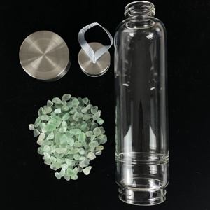 卸売クリスタルチップスウォーターボトルヒーリングクリスタルストーンエナジードリンクボトルカップDIYお土産ギフト用 - Product Image 3