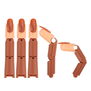 Modèle de mains de doigts protiques <span class=keywords><strong>pour</strong></span> la fabrication des ongles, exercices de peinture, outil d'entraînement manucure <span class=keywords><strong>pour</strong></span> débutant, équipement de pratique - Product Image 6