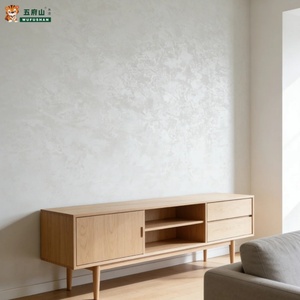 <span class=keywords><strong>Peinture</strong></span> murale décorative Wufushan à base d'eau, effet velours brillant et métallique pour embellissement intérieur - Product Image 5
