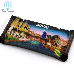 Magneti da frigo In resina promozionali personalizzati nel frigorifero turistico Dubai Souvenir da tutto il mondo