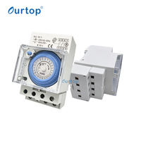 Ourtop programa diario interruptor de tiempo analógico interruptor de temporizador analógico electrónico 16A,4A