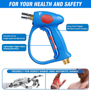 Pistolet de pulvérisation haute pression Stm 4000Psi avec buse en cuivre bleue pour lavage de voiture - Product Image 4