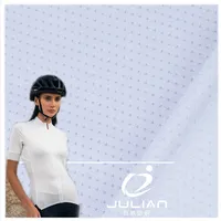 SIGH-tela ligera de poliéster y LICRA para ropa de ciclismo, tejido elástico de jacquard absorbente, dri fit