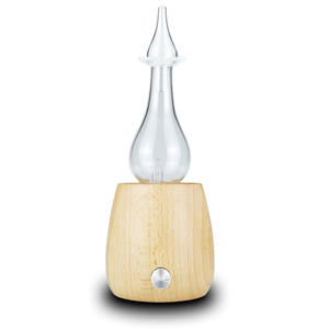 Diffuseur d'arômes en verre à grain de bois YX-KXY007, humidificateur sans brouillard alimenté par USB, 30ml, pour la maison, le bureau et la chambre à coucher - Product Image 1