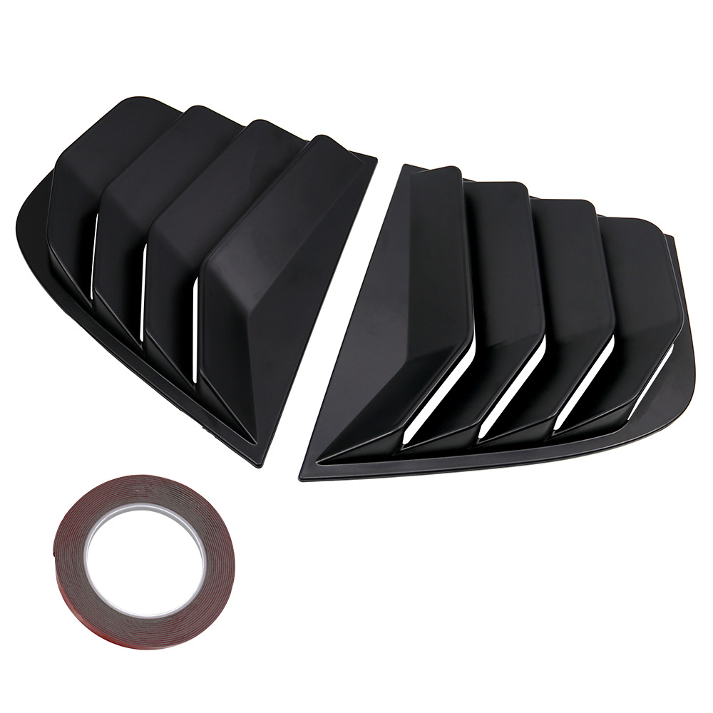 Автомобильные запчасти ABS черные боковые жалюзи для 2018-2022 Kia Stinger