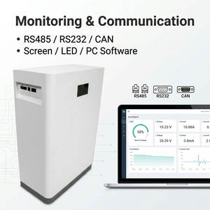 Batterie de stockage d'énergie domestique 10,24 kWh 51,2 V 200 Ah avec BMS pour alimentation solaire résidentielle, CAN RS485, batterie 51,2 V LifePO4 - Product Image 4