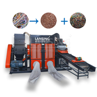 Granulateur de cuivre de grande capacité haut de gamme, machine industrielle de recyclage de câbles, broyeur de câbles en cuivre et aluminium, broyeur de déchets électroniques, recyclage de câbles
