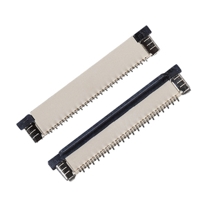ขั้วต่อ PCB แบบ SMT FPC ทองเหลืองชนิดเวเฟอร์ ระยะพิทช์ 0.5 มม. แบบตัวผู้ 50V AC/DC - Product Image 1