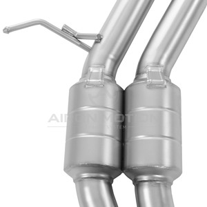 Convient aux Audi S6/S7/<span class=keywords><strong>RS6</strong></span>/RS7, échappement arrière en acier inoxydable avec soupape arrière, améliore les performances et un son agressif. - Product Image 5