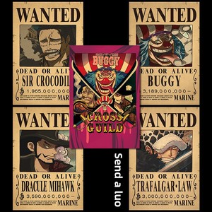 Affiches <span class=keywords><strong>de</strong></span> recherche <span class=keywords><strong>de</strong></span> récompense Anime Luffy Gear 5 Nika Zoro Ace Shanks Pirates du <span class=keywords><strong>Chapeau</strong></span> <span class=keywords><strong>de</strong></span> <span class=keywords><strong>Paille</strong></span>, décoration murale pour salon, affiches en papier kraft - Product Image 2