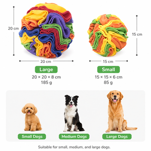 HHpet - <span class=keywords><strong>Pelota</strong></span> de Juguete Interactiva <span class=keywords><strong>para</strong></span> <span class=keywords><strong>Perros</strong></span>, Colorida, con Diseño de Wizlet, <span class=keywords><strong>para</strong></span> Entrenamiento y Estimulación Mental - Product Image 5