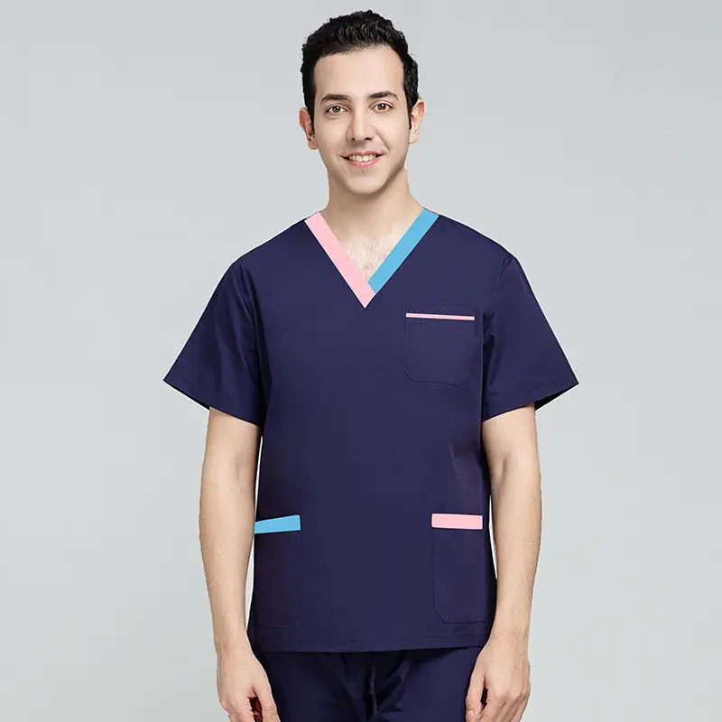 42008 Venta caliente polialgodón enfermera esencial uniforme enfermera mujer estilo enfermera uniforme diseños chaqueta