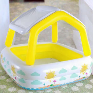 Piscine gonflable pour bébé en PVC de haute qualité et bassin de loisirs aquatiques pour enfants, idéal pour les nouveau-nés - Product Image 3