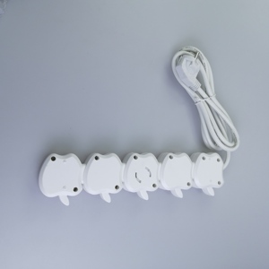 เต้ารับอเนกประสงค์รูปทรงแอปเปิ้ลสีชมพูใหม่ พร้อมช่องเสียบ USB รุ่นปี 2022 - Product Image 6