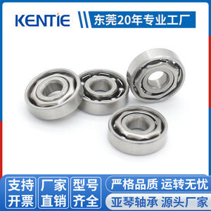 Roulements à billes à gorge profonde en acier inoxydable miniature en gros, roulement de moteur à grande vitesse ouvert S93, 3*9*2.5mm, précision P5, 2RS C3 - Product Image 5