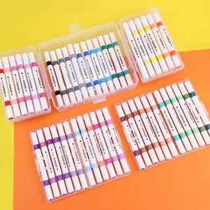 36 Colors Plastic Fine Tip Dual Tips Art Set Double Head Acrylic Sketch Markers - Product Image 3