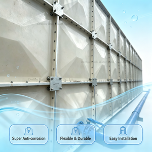 Chemikalienbeständiger, wetterfester GFK-<span class=keywords><strong>Koreal</strong></span>-Paneel-Wassertank für die Abwasserbehandlung im Außenbereich - Product Image 1