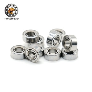 Flyleopard ตลับลูกปืนเม็ดกลมร่องลึก4x8x3มม. ตลับลูกปืน ABEC-7 ZZ เหล็กโครเมี่ยมปิดผนึกความแม่นยำขนาดเล็ก - Product Image 2