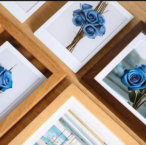 Cornice <span class=keywords><strong>per</strong></span> <span class=keywords><strong>foto</strong></span> in legno minimalista fatta a mano adatta <span class=keywords><strong>per</strong></span> <span class=keywords><strong>cornici</strong></span> floreali A3 e A4, regali di <span class=keywords><strong>compleanno</strong></span> e San Valentino - Product Image 6