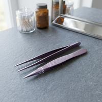 Pince à épiler DK-950 7,4 cm |   Pinces à épiler en acier inoxydable pour travaux manuels