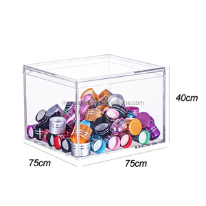 ZGLP7544 Creative Fashion Wedding Favors Candy Boxes Stackable Cube Acrylic Storage Boxes