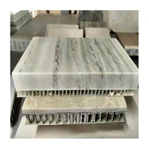 Üretici özel alüminyum petek destekli taş Panel doğal mermer alüminyum petek fiyat