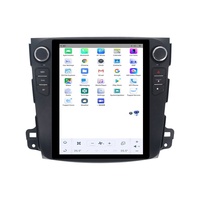 8G + 128G Android 11 Qualcomm 665 para Mitsubishi Outlander 2006-2012 Tesla navegación GPS del coche de la pantalla Unidad de reproductor Multimedia 4G