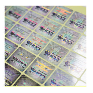 Lidun de oval de holograma etiqueta-etiqueta de holograma de impresión de etiqueta - Product Image 2