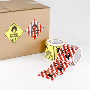 Etiquetas de Peligro Personalizadas Directas de Fábrica - Sólido Inflamable <span class=keywords><strong>4.1</strong></span> y Peróxido Orgánico 5.2 para Mercancías Peligrosas - Product Image 5