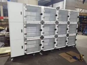 กรงสัตว์ไฟเบอร์กลาสแบบนำกลับมาใช้ใหม่ได้กรงสัตว์ขนาดใหญ่อุปกรณ์ทางการแพทย์สำหรับแมวและสัตว์แพทย์ - Product Image 5