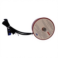 Extincteur à poudre sèche en aérosol en acier inoxydable WK FFX-ACT0.15, portable, pour montage suspendu dans le compartiment moteur des véhicules